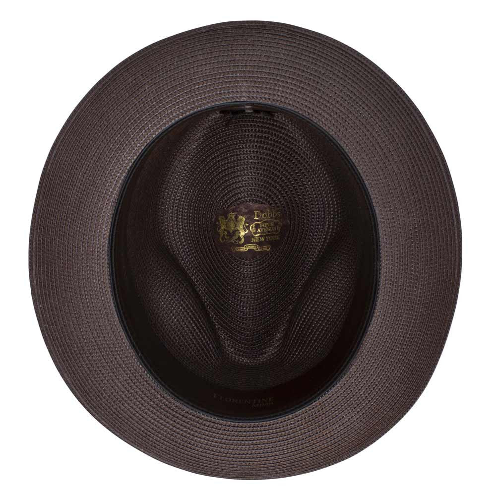 Dobbs Rosebud Brown Florentine Milan Straw Dress Hat