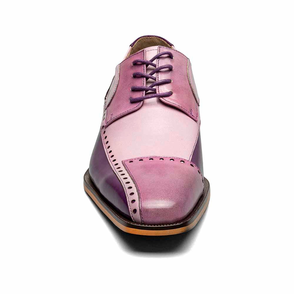 Stacy Adams Purple Multi PLAZA Modified Cap Toe Oxford