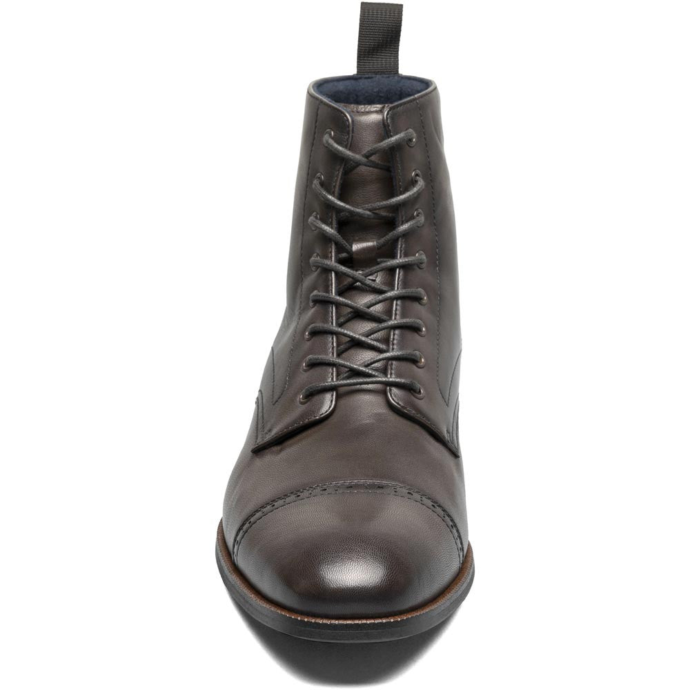 Stacy Adams Henry Cap Toe Lace Up Boot in Gray