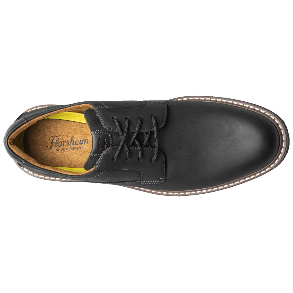 Norwalk PlainToe Oxford | Florsheim Black Multi Dress Shoes for Men