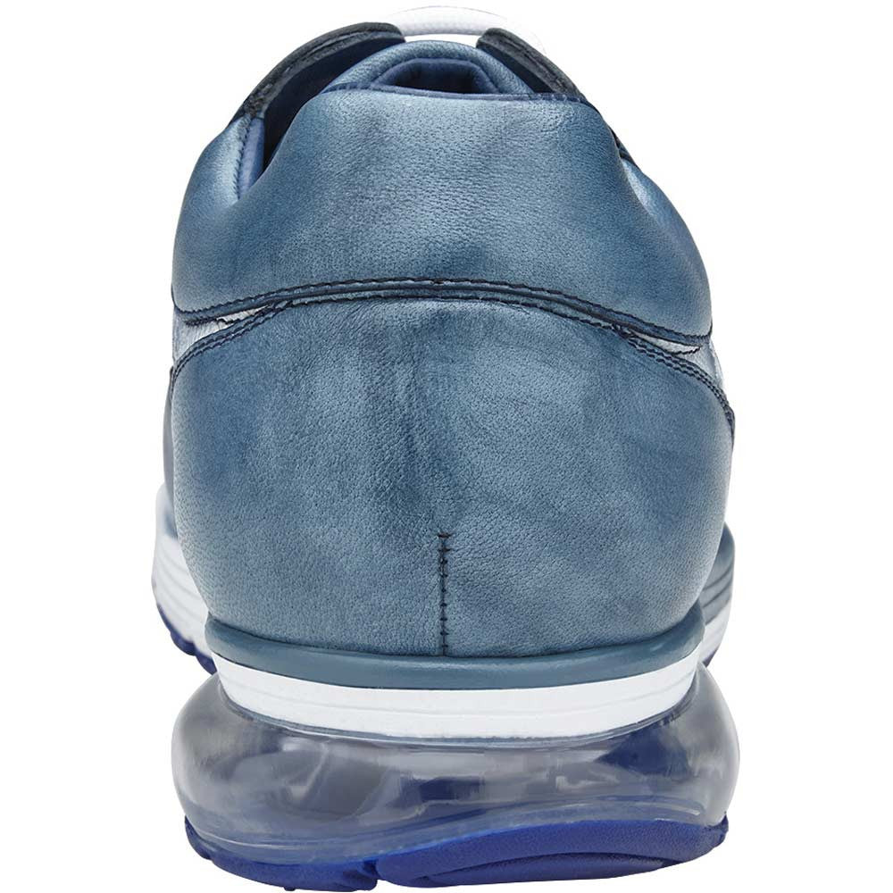 Belvedere Gino Men’s Genuine Ostrich & Soft Italian Calf Leather Sneakers