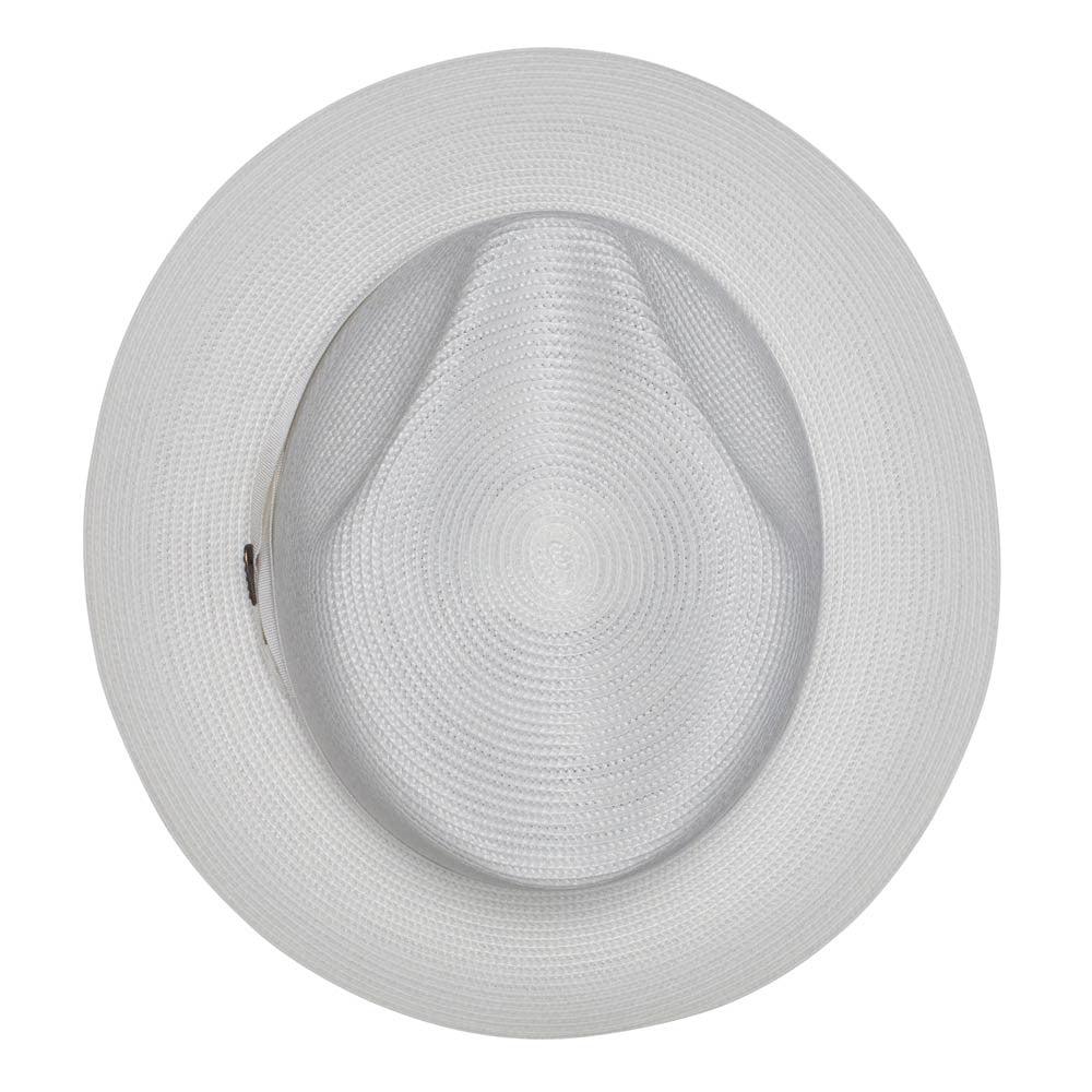 Dobbs Rosebud White Florentine Milan Straw Hat