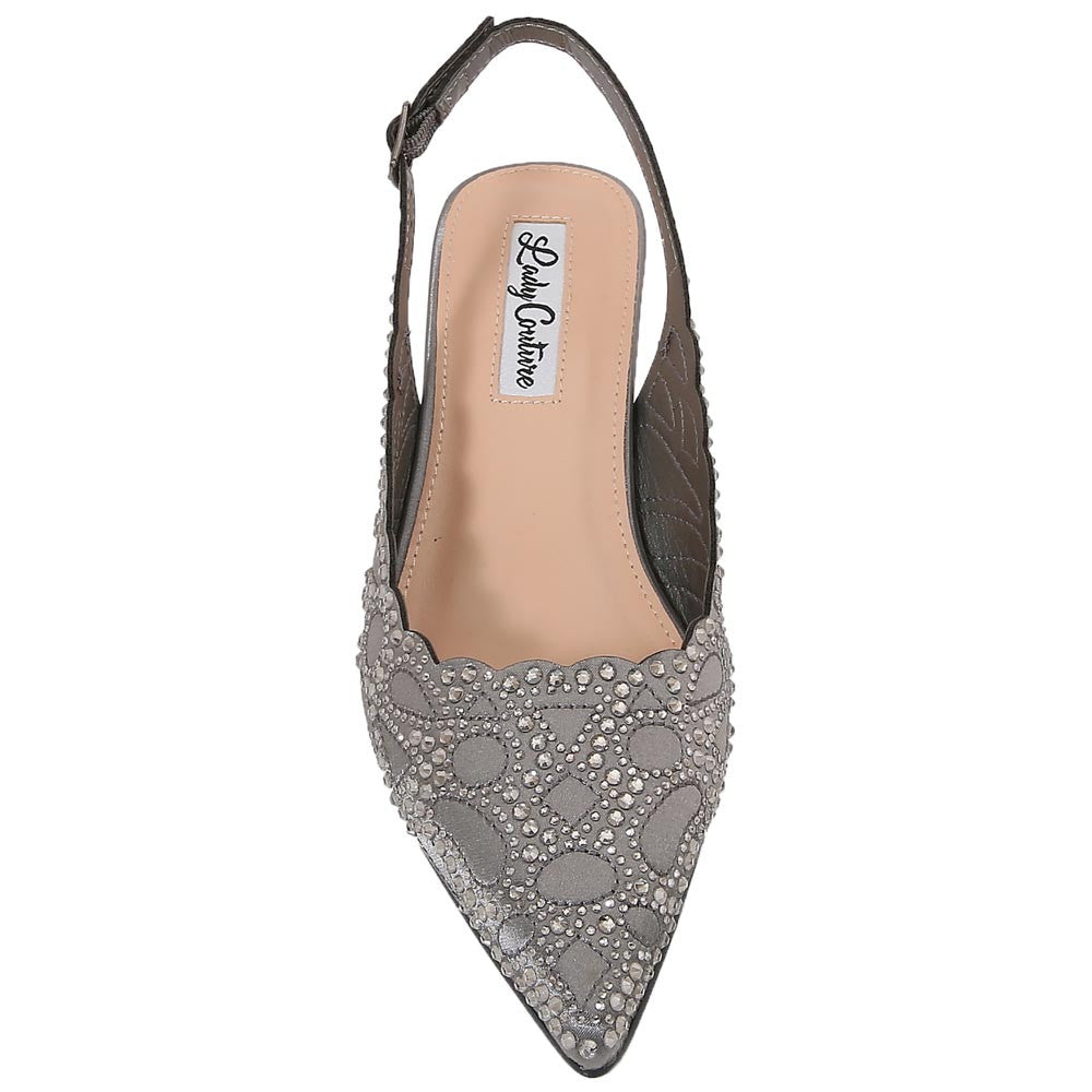 Lady Couture Kaite Pump 2" Heel in Pewter