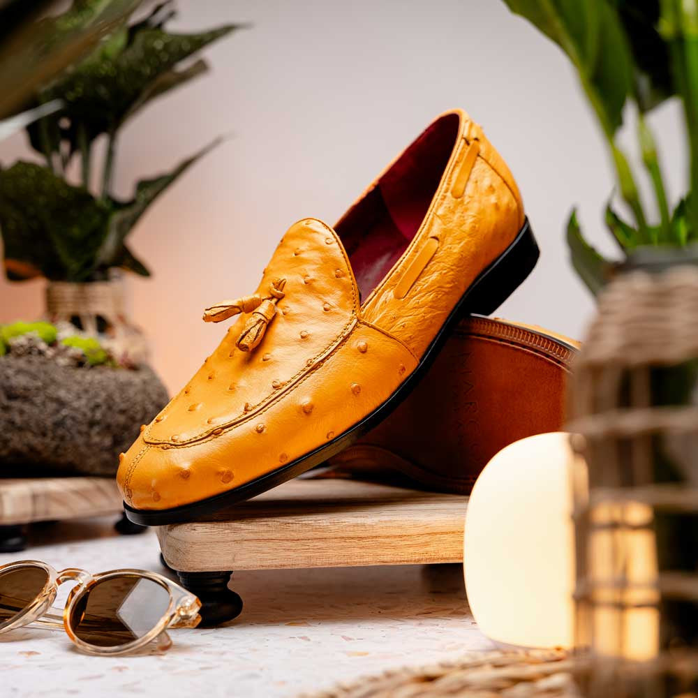 Marco Di Milano Aubiere Buttercup Ostrich Loafers