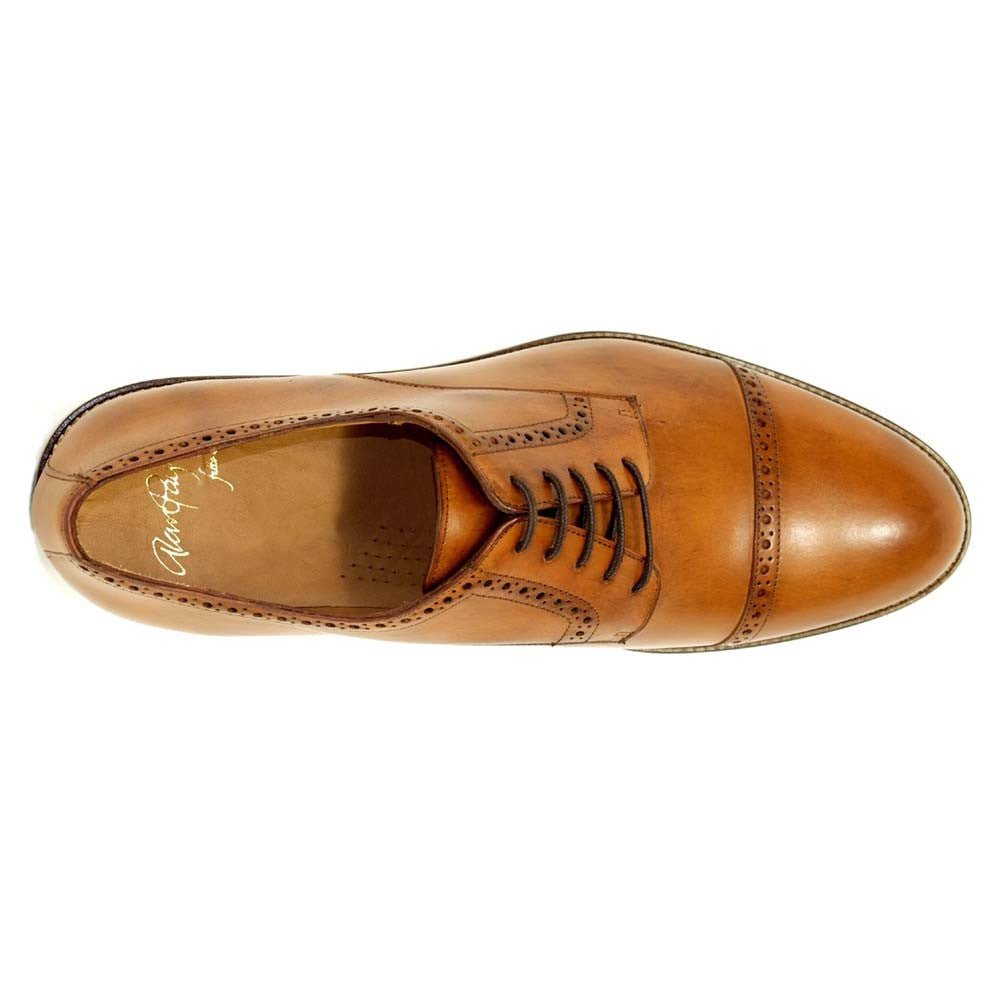 Alan Payne Cambridge British Tan Cap Toe Men’s Derby - shoeclassix.com