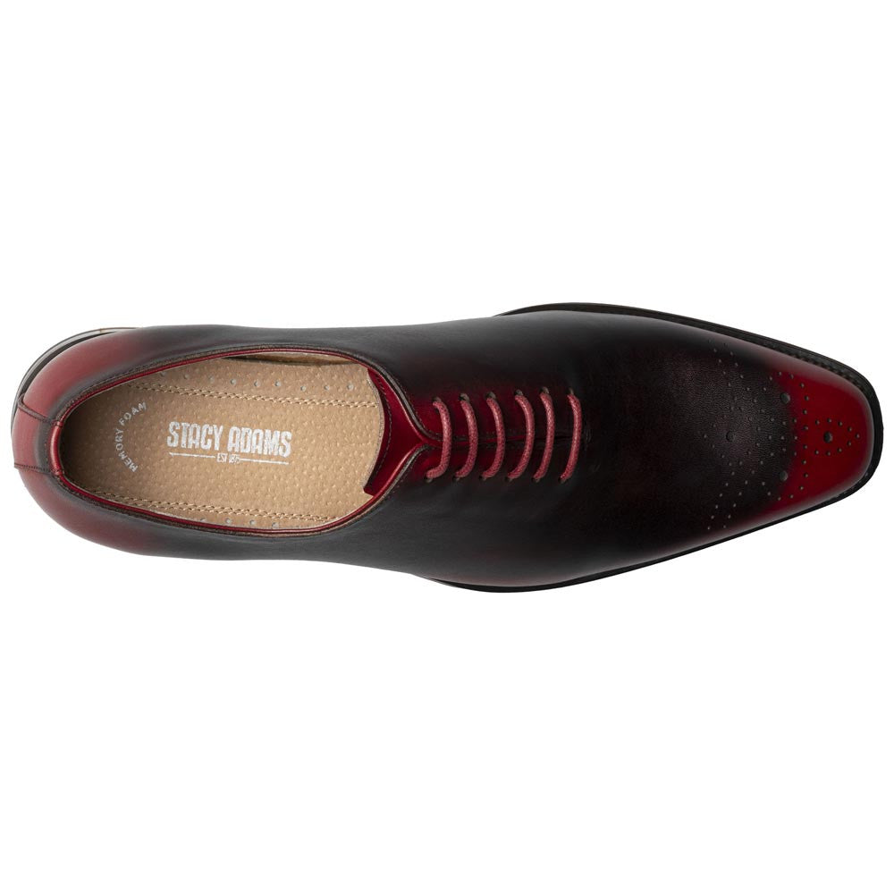 Hallquist Plain Toe Oxford | Stacy Adams Dress Shoes in Red for Men