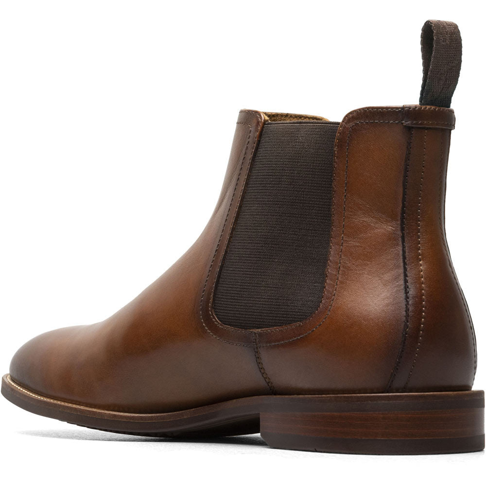 Florsheim Rucci Cognac Smooth Leather Plain Toe Gore Chukka Boots (USA Men Size)