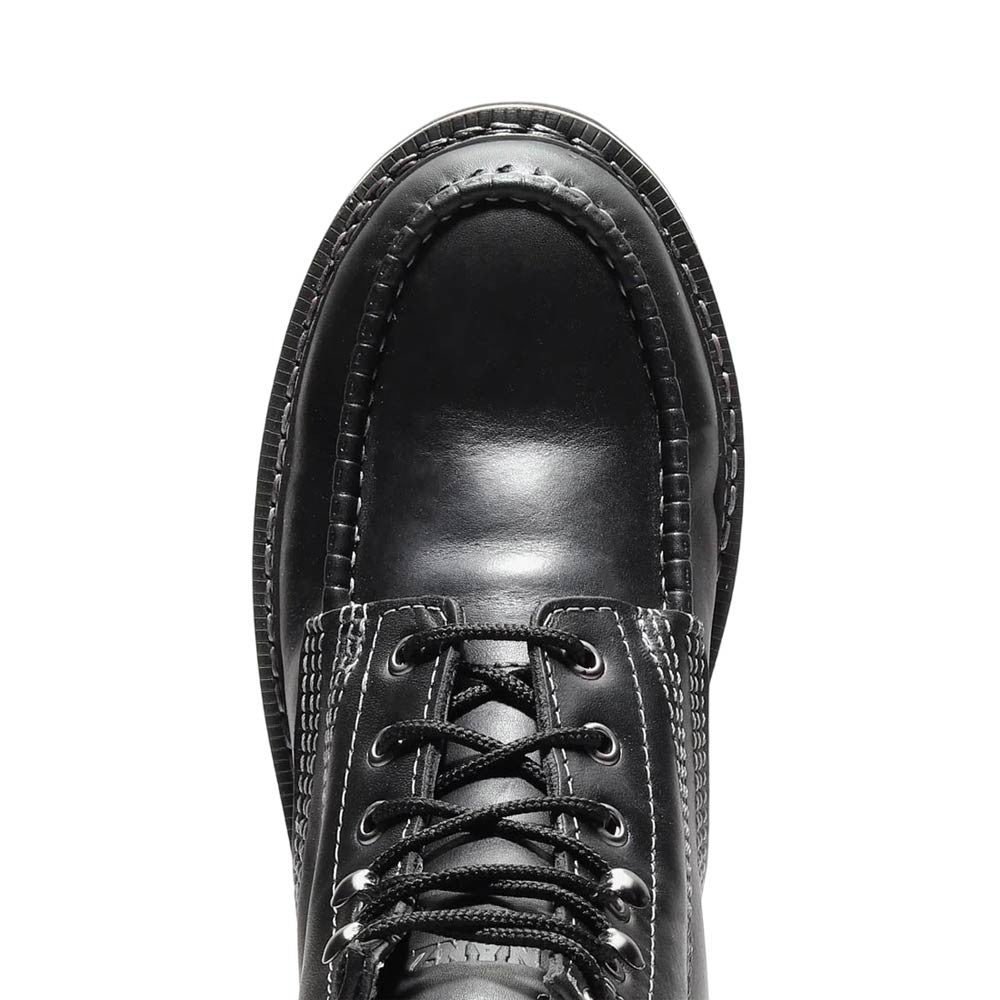 Frontier 6" Moc Toe Jet Black Bonanza Boot for Men