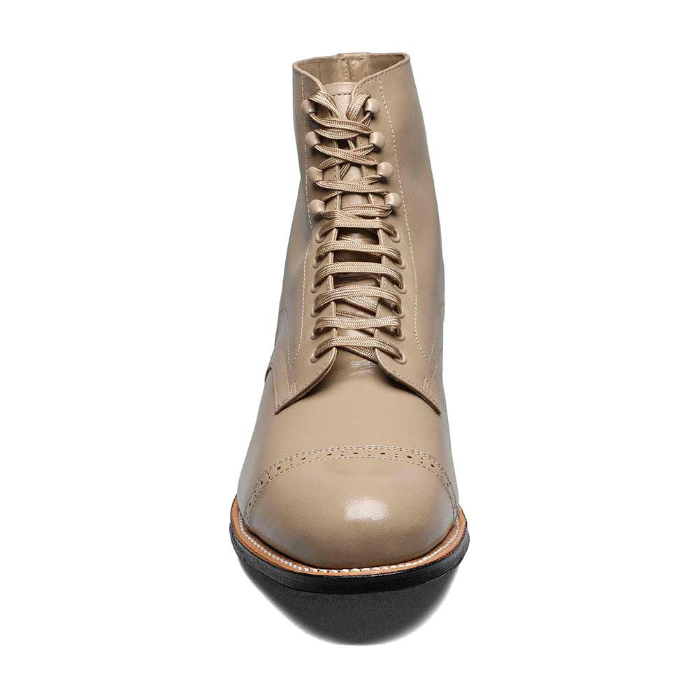 Stacy Adams Men's Madison Taupe Leather Cap Toe Dress Boots