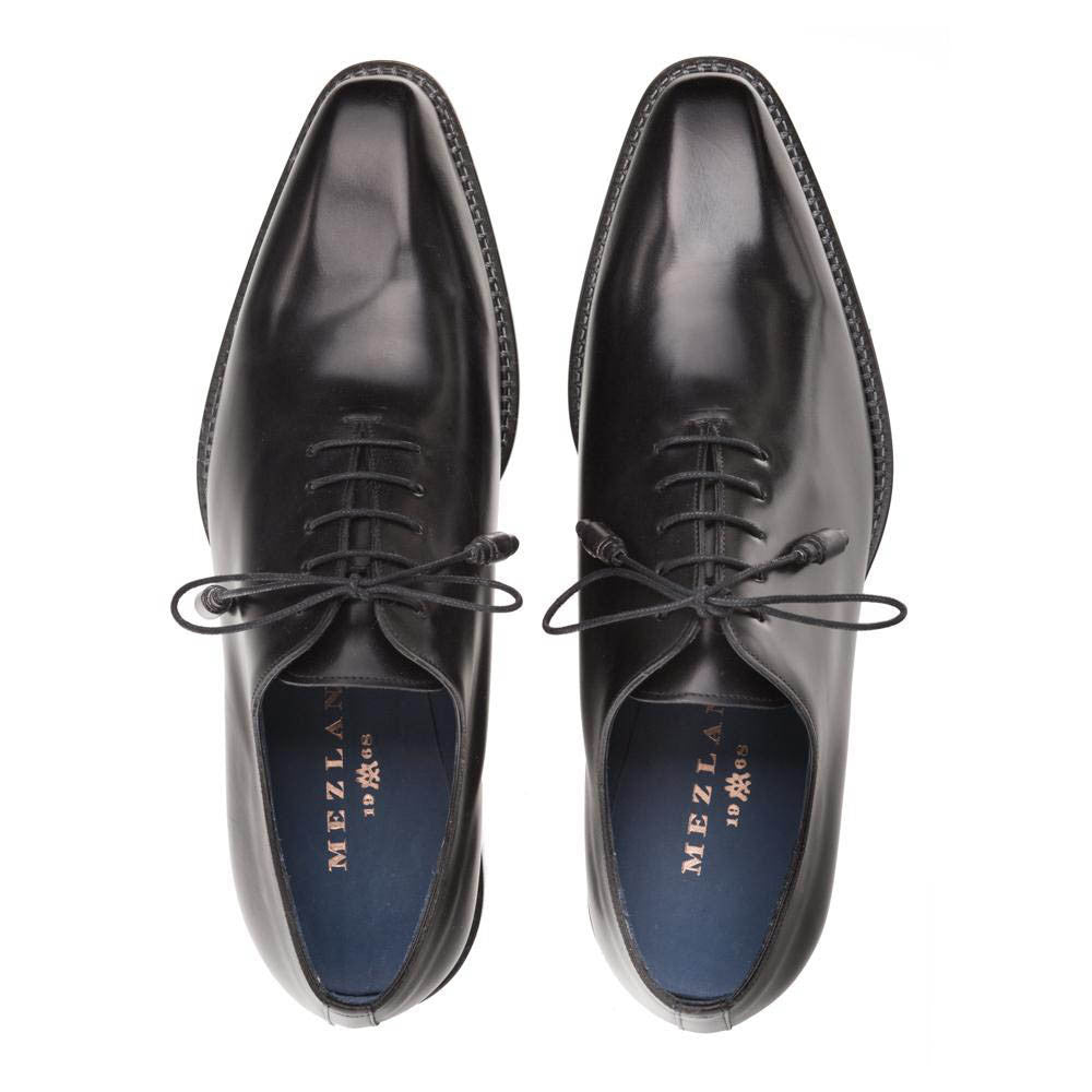 Mezlan Men's Enterprise Plain Toe Balmoral in Black