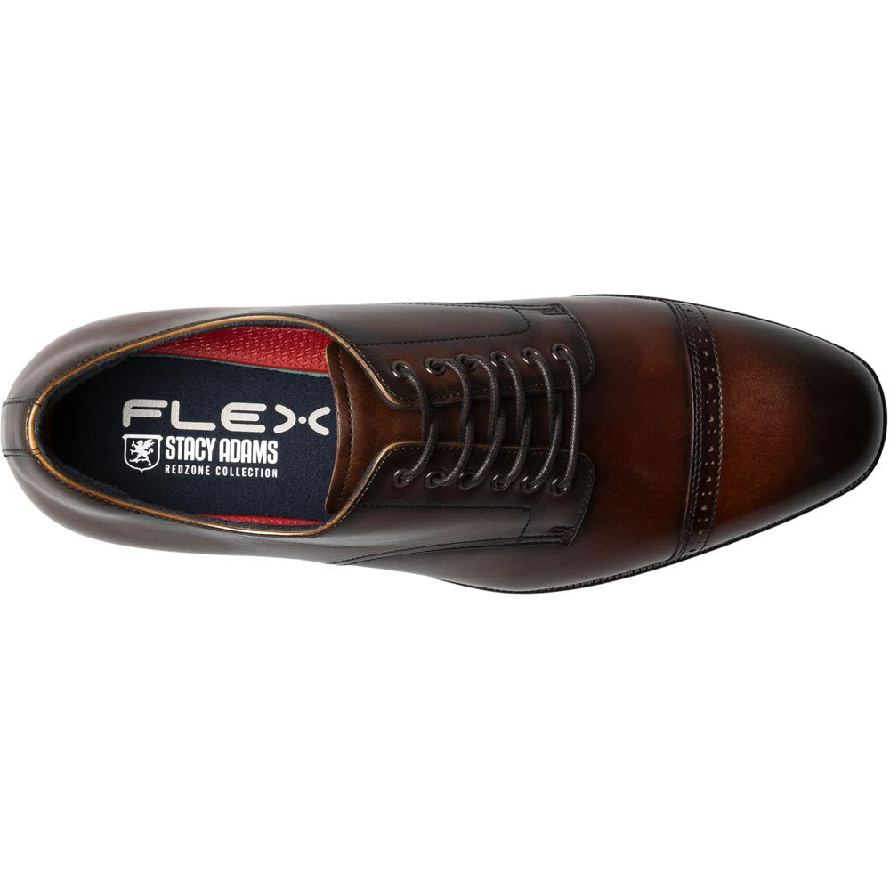 Stacy Adams William Cap Toe Oxford in Brown