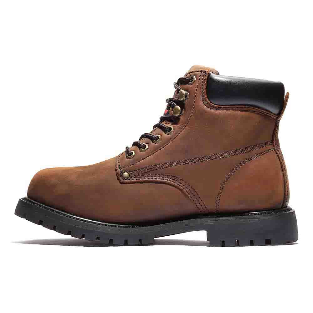 Bonanza Forester Pro 6" 3M™ Insulated Brown Nubuck Leather Mens Work Boot