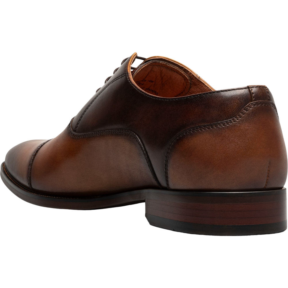 Florsheim Sorrento Cognac Multi Lux Cap Toe Balmoral Oxford Men's Shoes
