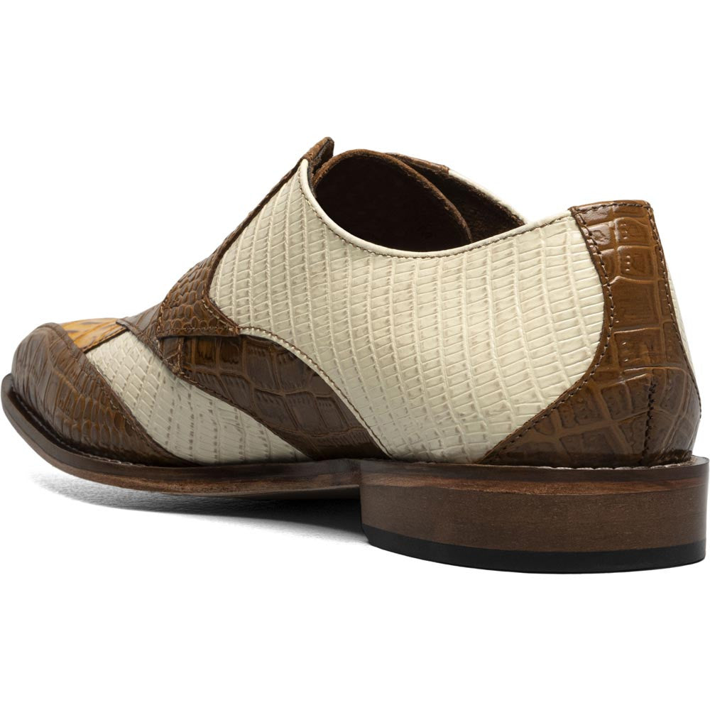 Stacy Adams Tristano Modified Bike Toe Oxford in Tan