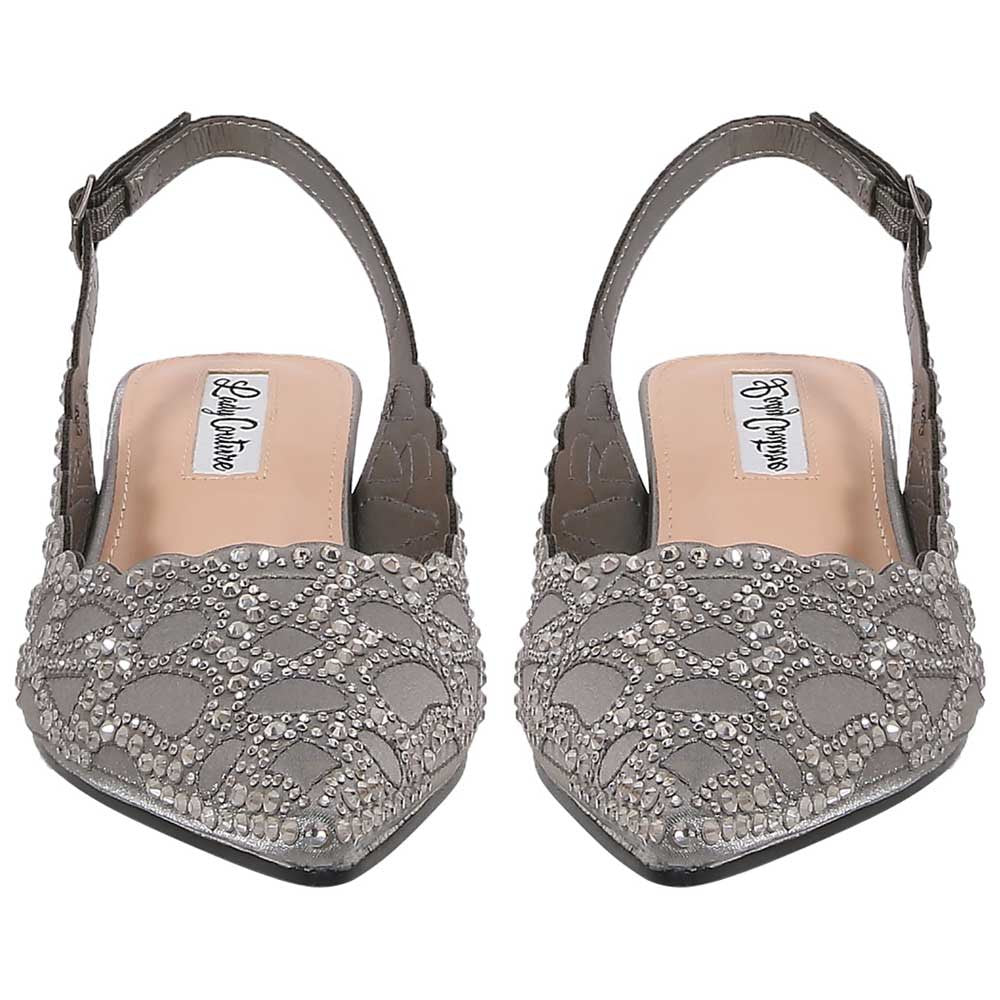 Lady Couture Kaite Pump 2" Heel in Pewter