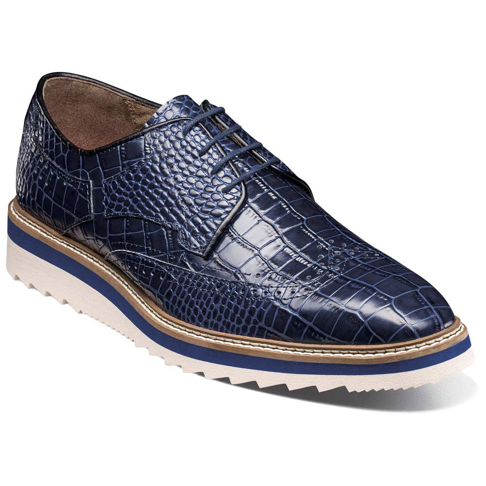 Alario Wingtip Oxford | Stacy Adams Dress Shoes in Blue for Men