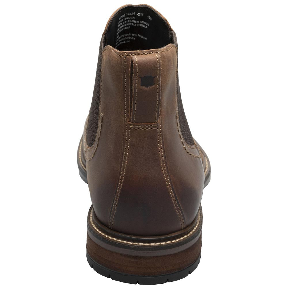 Forge Plain Toe Gore Boot | Florsheim Brown CH Dress Boots for Men