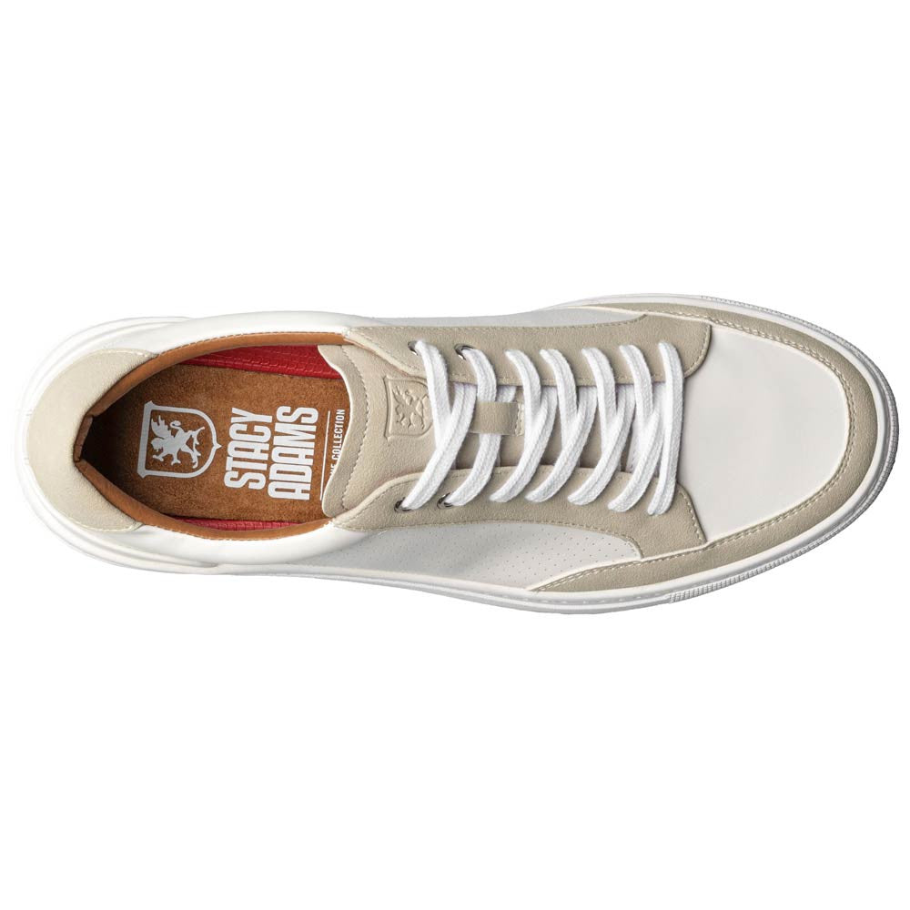 Dorian Moc Toe Lace Up Casual | Stacy Adams Casual Shoes in White for Men