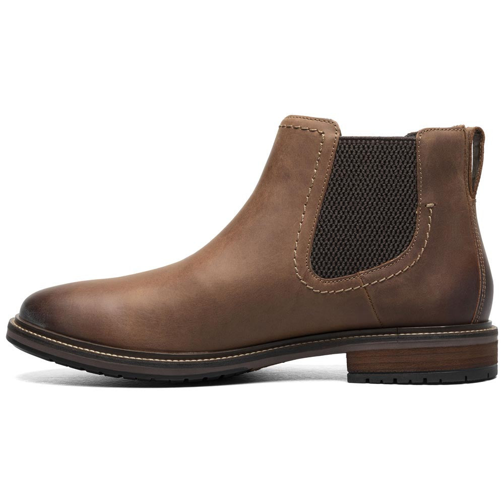 Forge Plain Toe Gore Boot | Florsheim Brown CH Dress Boots for Men