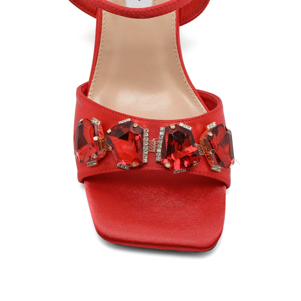 Lady Couture Delight 2.5" Sandal in Red