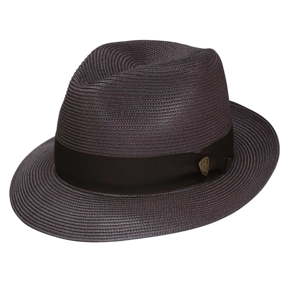 Dobbs Rosebud Brown Florentine Milan Straw Dress Hat