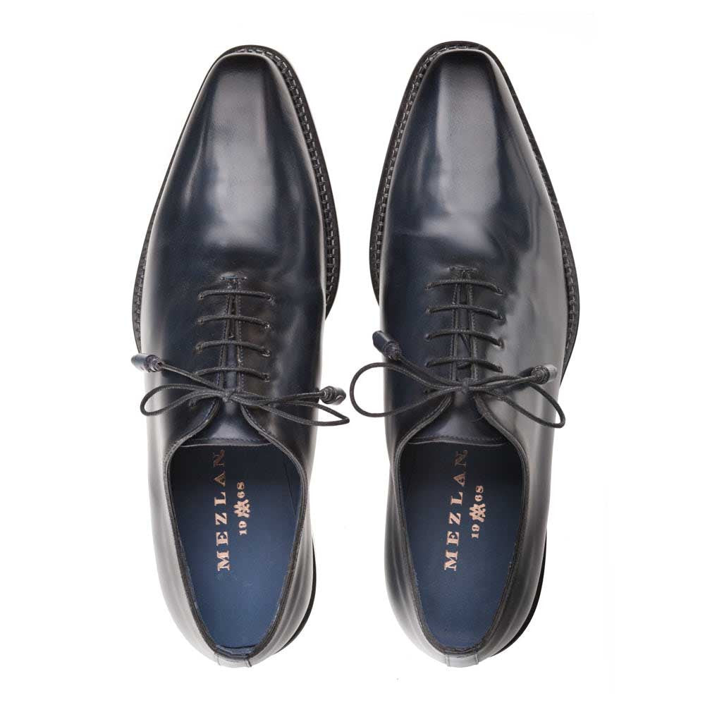 Mezlan Men's Enterprise Plain Toe Balmoral in Blue
