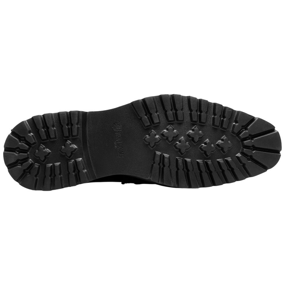 Stacy Adams Carabello Moc Toe Bit Slip-On - Black w/White