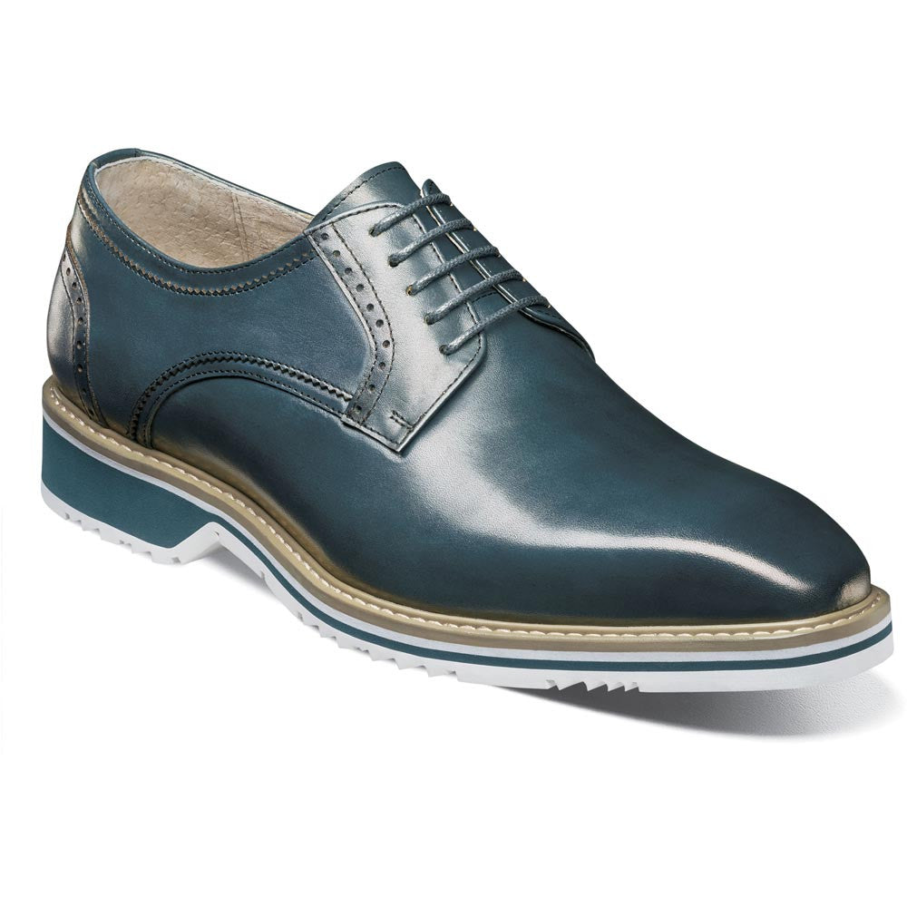 Stacy Adams Barringer Plain Toe Oxford in Teal
