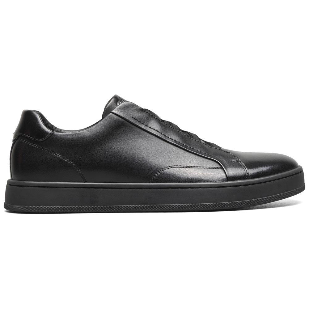 Monopoli Elastic Lace To Toe Sneaker | Florsheim Black Dress Sneakers for Men