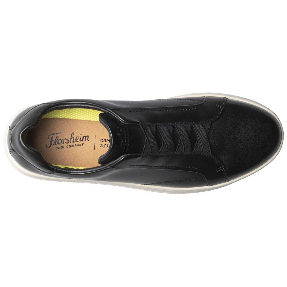 Monopoli Elastic Lace To Toe Sneaker | Florsheim Black Multi Dress Sneakers