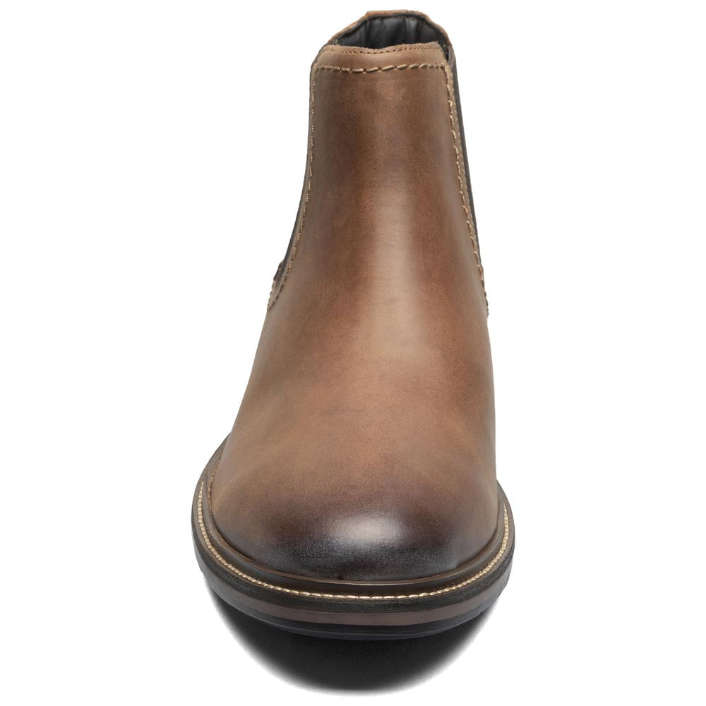 Forge Plain Toe Gore Boot | Florsheim Brown CH Dress Boots for Men