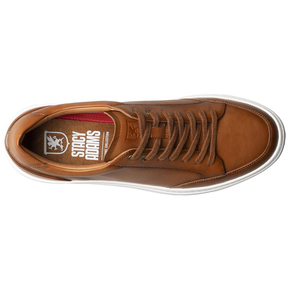 Dorian Moc Toe Lace Up Casual | Stacy Adams Casual Shoes in Cognac for Men