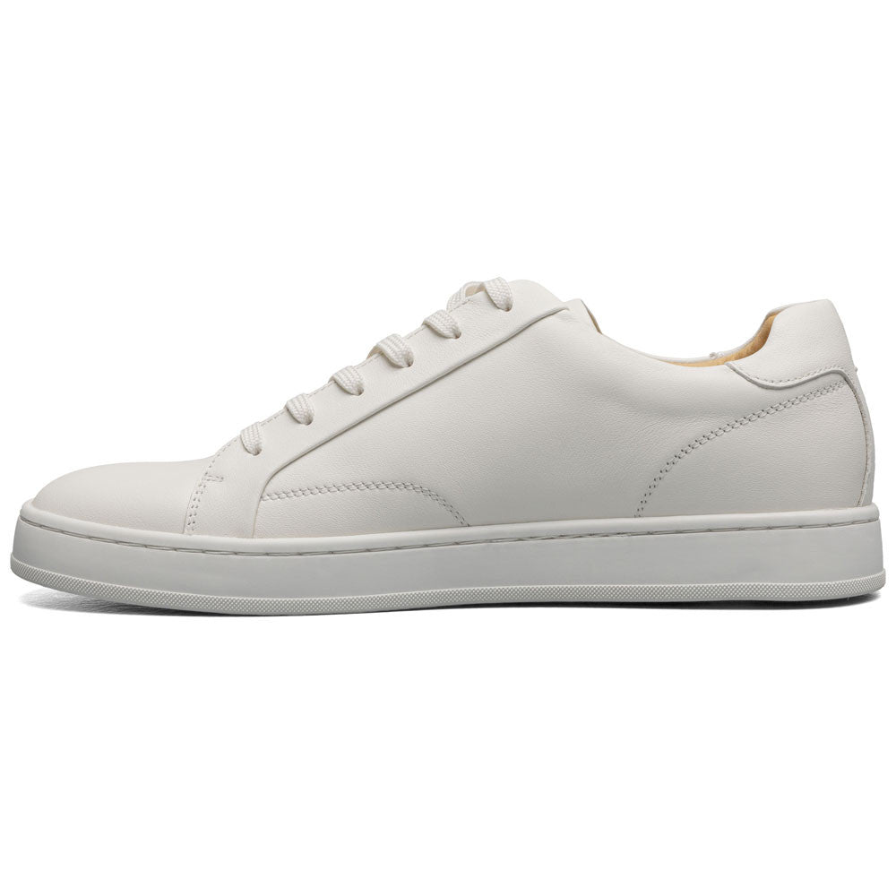 Norwalk Monopoli Lace To Toe Sneaker | Florsheim Cream Dress Sneakers for Men