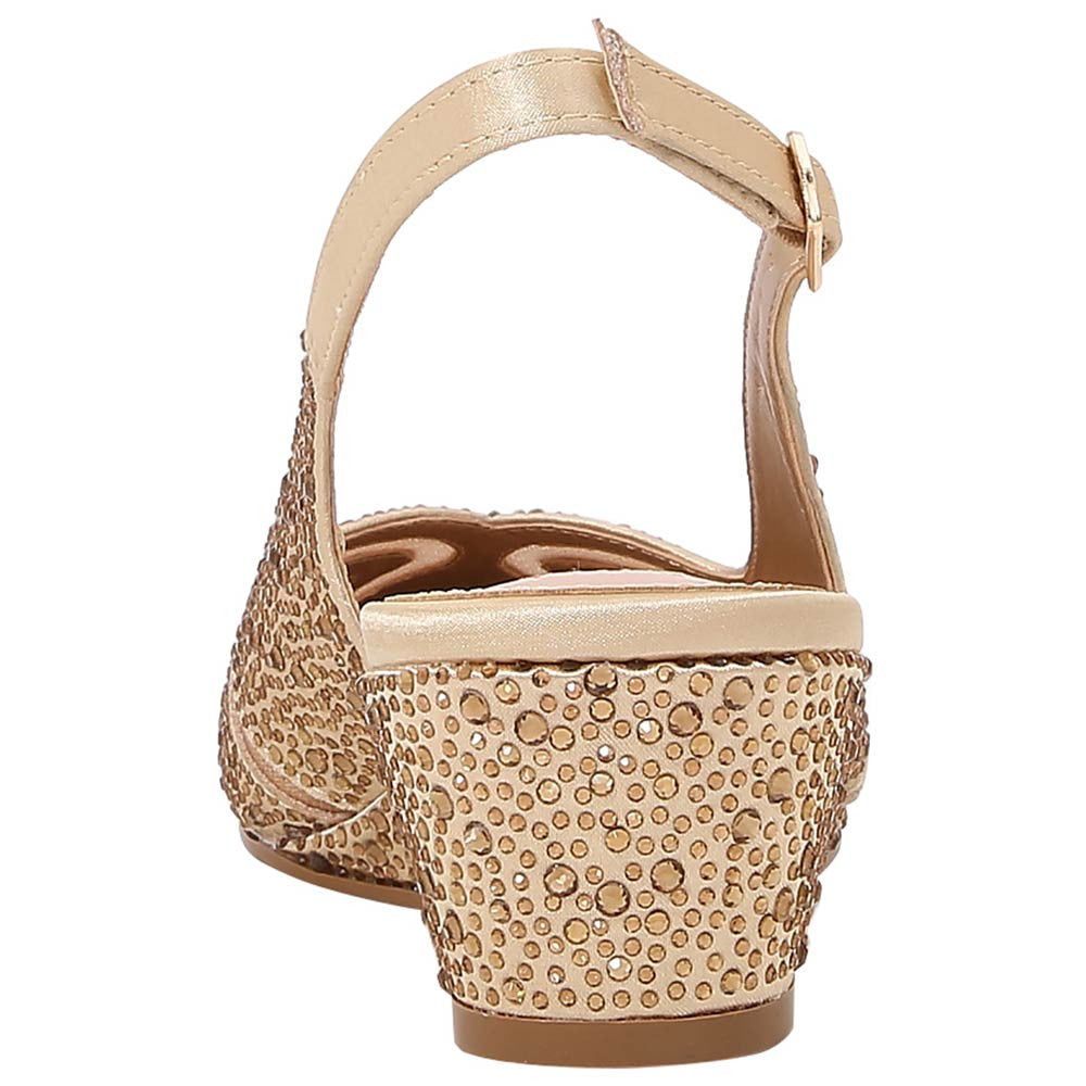 Lady Couture Daniela 2" Wedge Pump in Gold