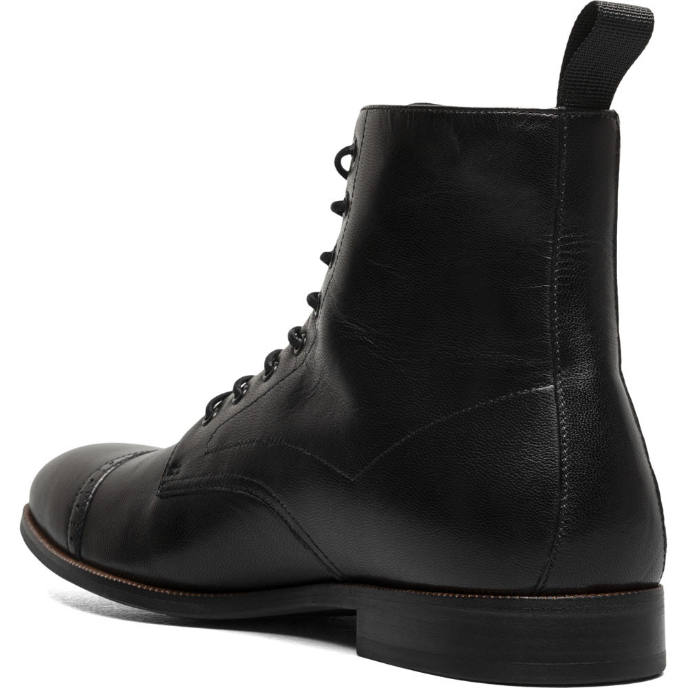 Stacy Adams Henry Cap Toe Lace Up Boot in Black
