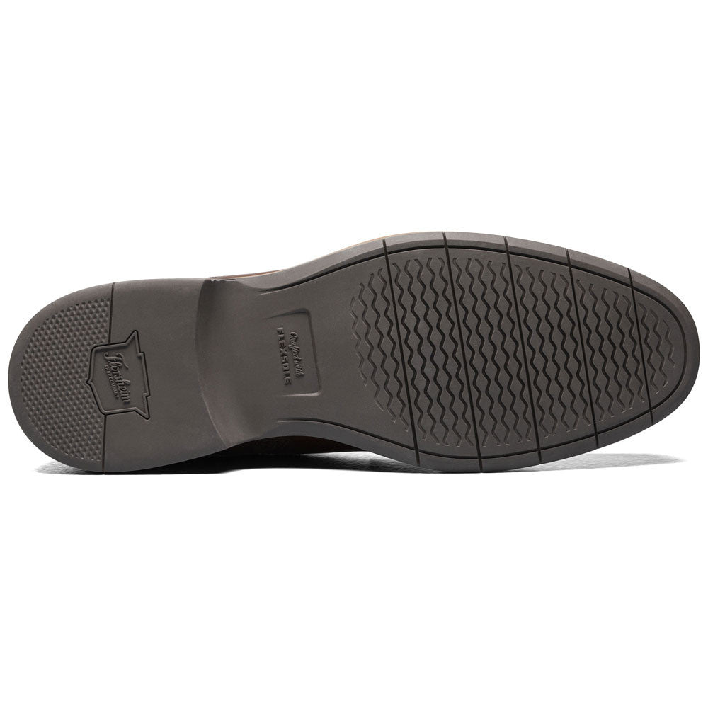 Norwalk PlainToe Oxford | Florsheim Cognac Tumbled Dress Shoes for Men