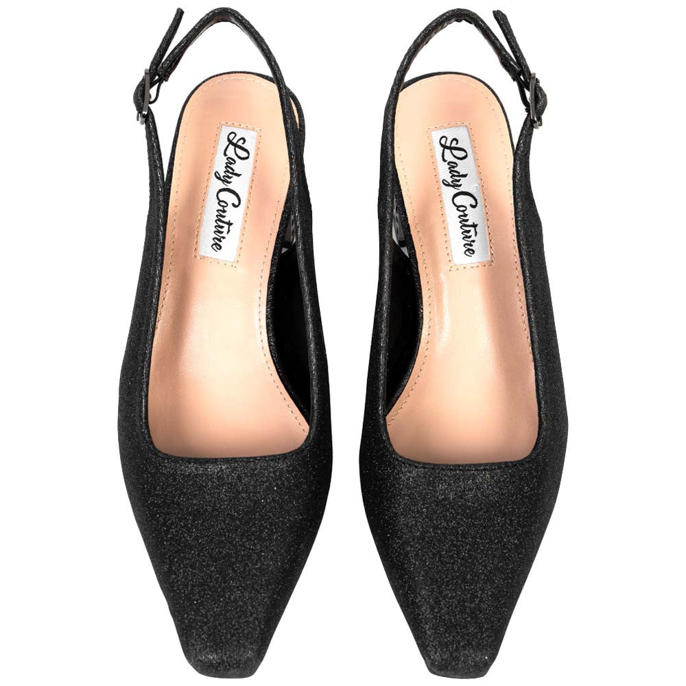 Lady Couture Natalie Pump 2” Heels in Black