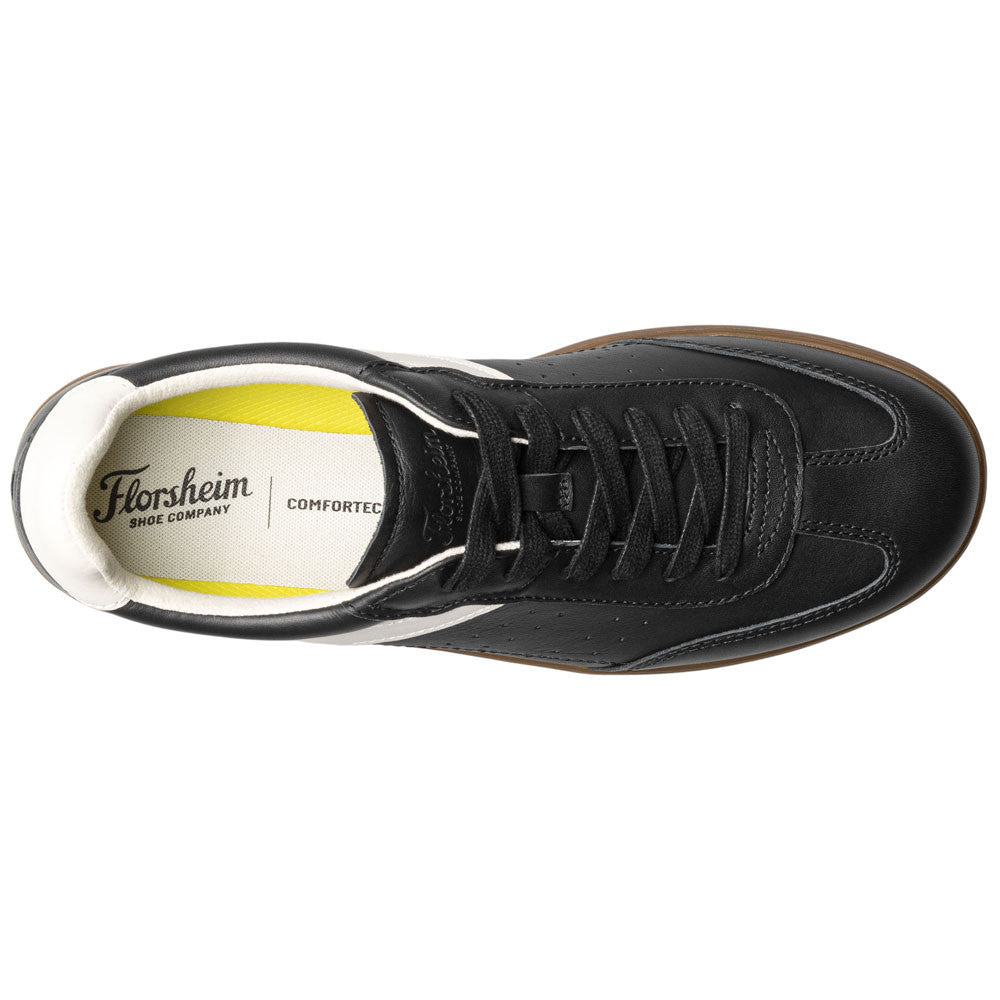 Pace T-Toe Lace Up Casual Sneaker | Florsheim Black Multi Dress Sneakers for Men