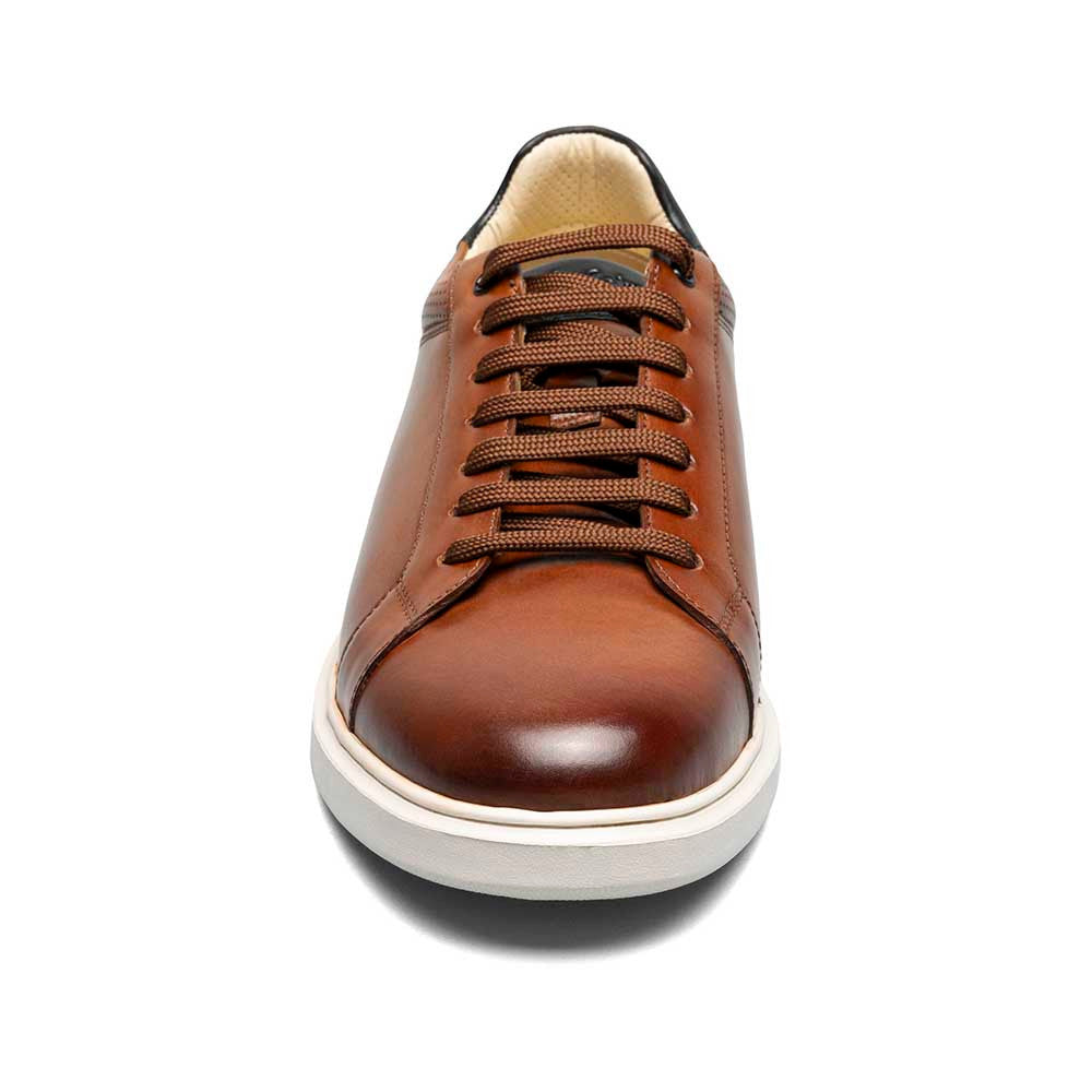 Florsheim Social Cognac Smooth Leather Lace to Toe Casual Sneaker (USA Men Size)