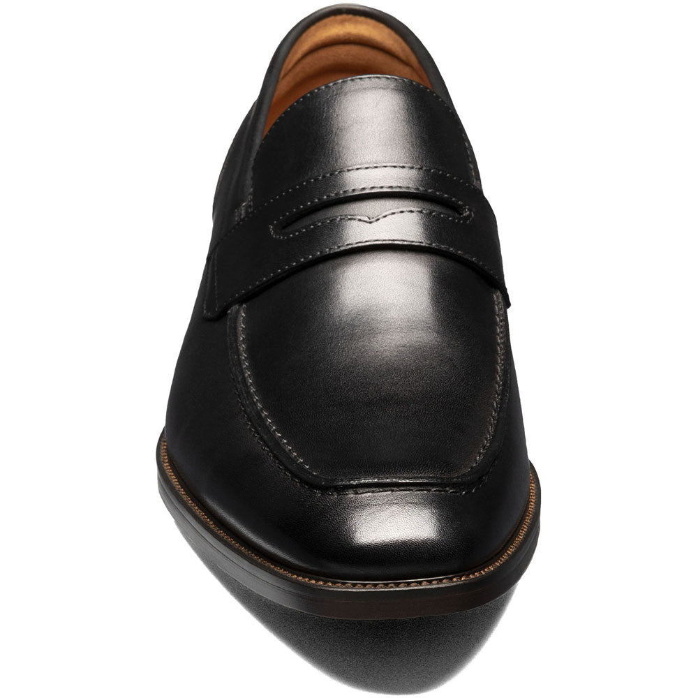 Florsheim Sorrento Black Moc Toe Penny Loafer Men's Dress Shoes