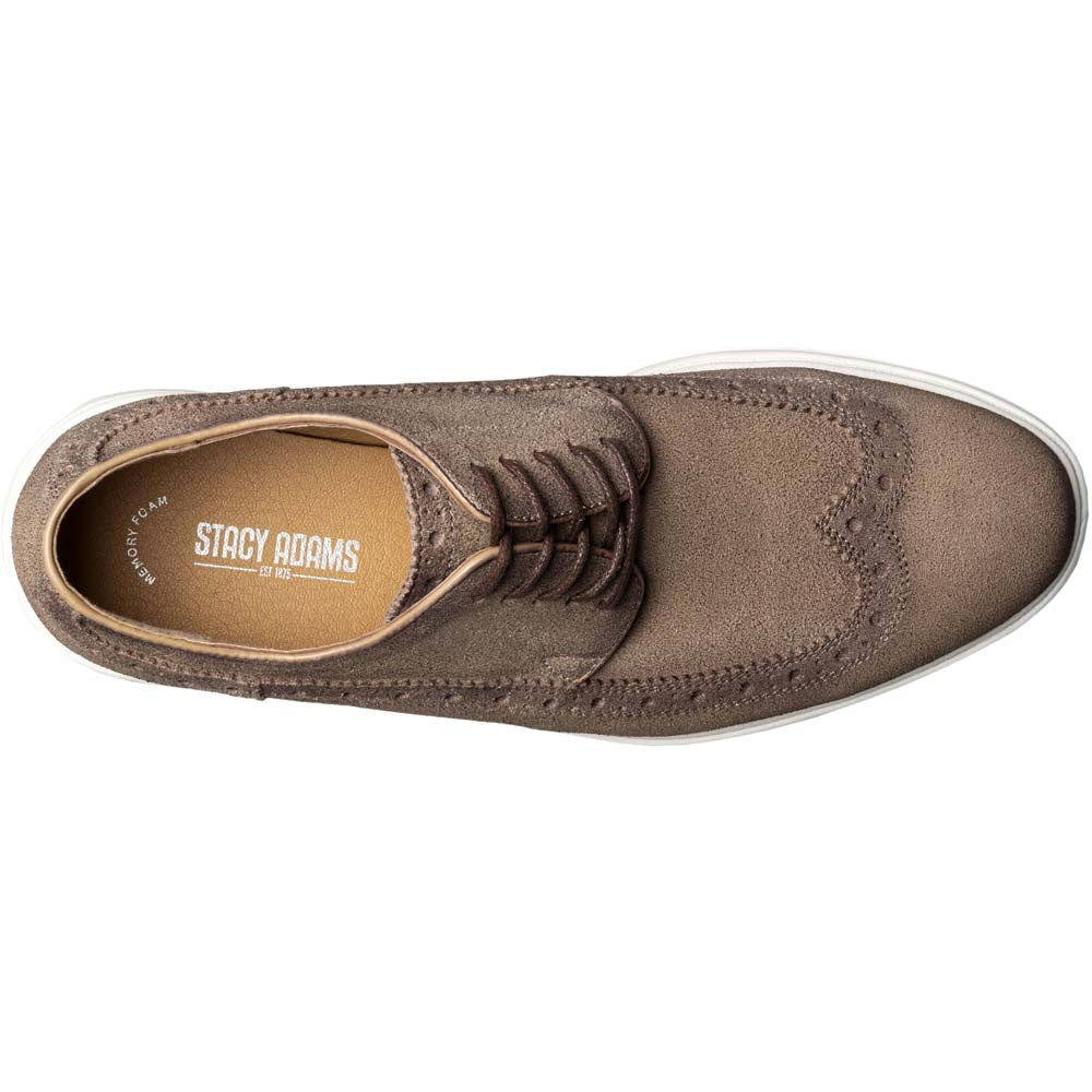 Stacy Adams Trudell Wingtip Lace-Up in Sand
