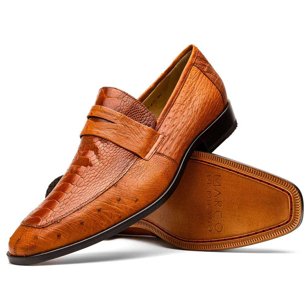 Marco Di Milano Fangio Cognac Penny Loafers