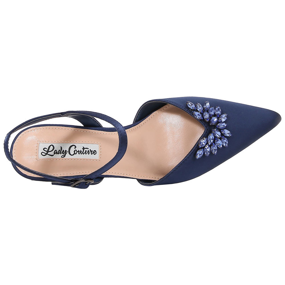 Lady Couture 2" Heel Classy Pump in Navy