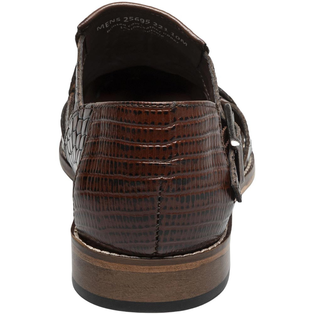 Stacy Adams Calandro City Sandal in Cognac