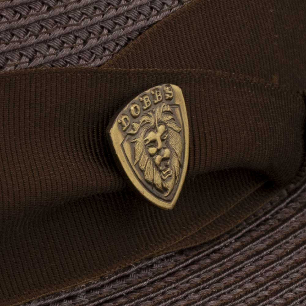 Dobbs Rosebud Brown Florentine Milan Straw Dress Hat