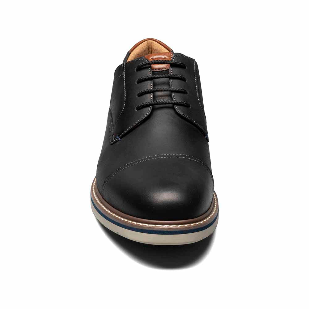 Florsheim Norwalk Black CH Soft Leather Cap Toe Casual Derby (USA Men Size)