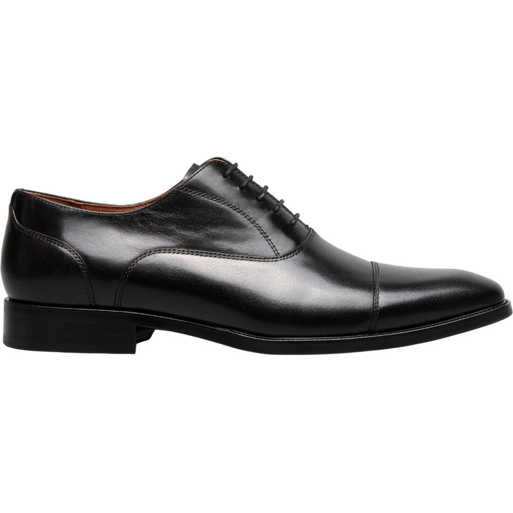 Florsheim Sorrento Black Lux Cap Toe Balmoral Oxford Men's Shoes