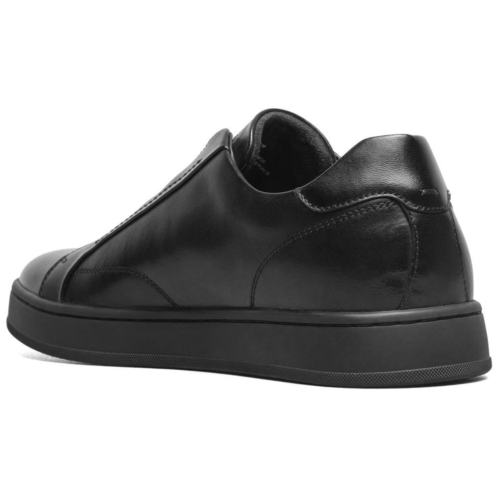 Monopoli Elastic Lace To Toe Sneaker | Florsheim Black Dress Sneakers for Men
