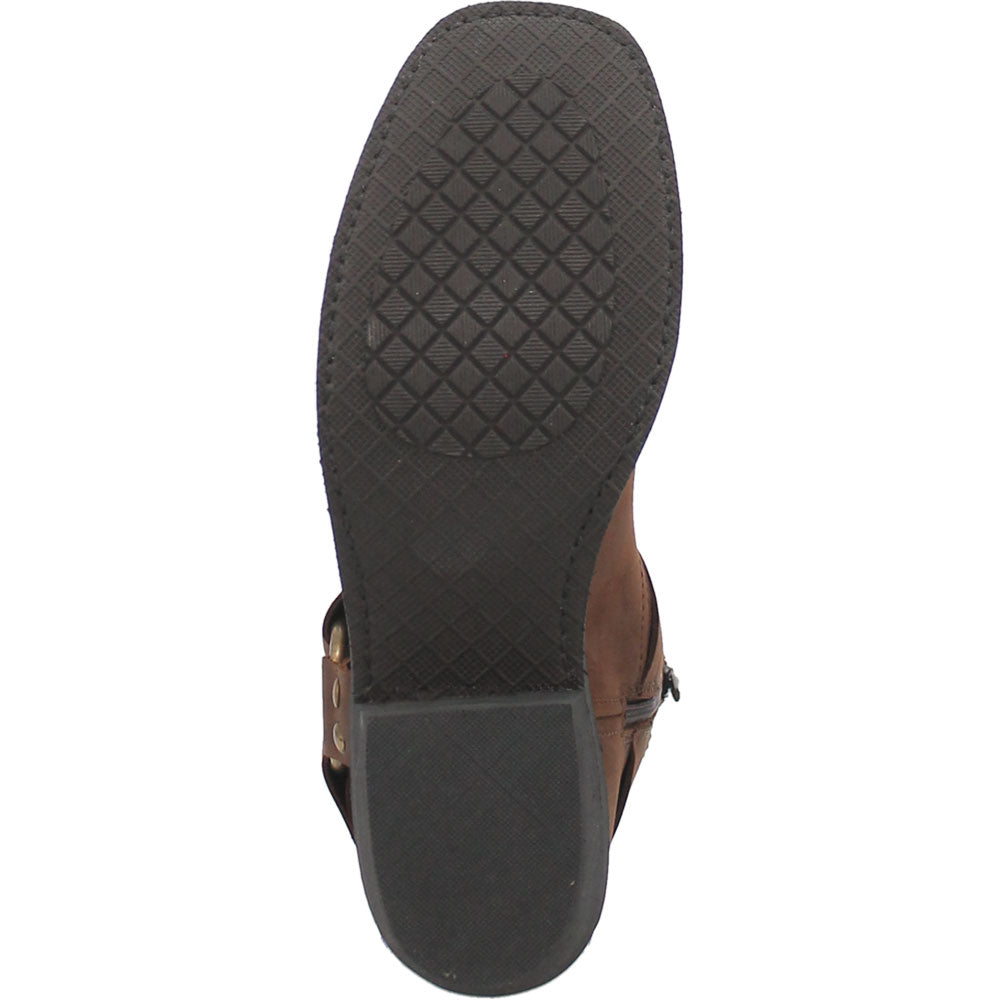 Dingo Rev-Up Gaucho Leather Zipper Western Fashion Harness Boot (USA Men Size)