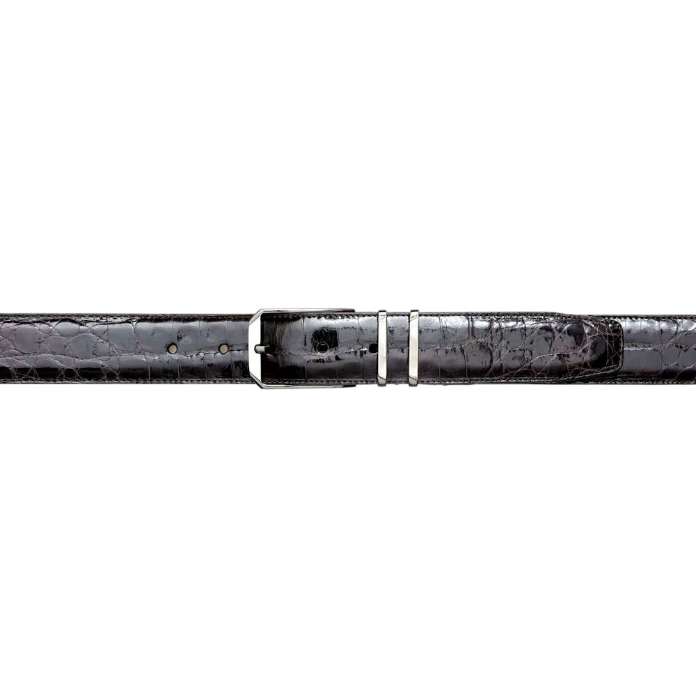 Mezlan Men's Genuine Crocodile Belt in Brown